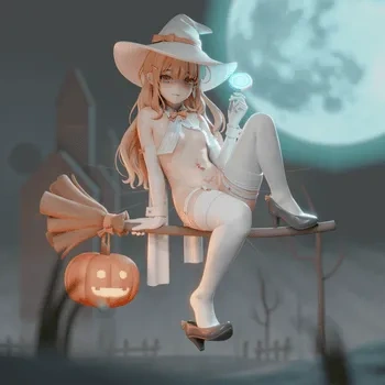 blender卡通女性角色3D模型小女孩ID00062Witch