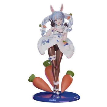 blender卡通女性角色3D模型小女孩ID62207兔子女孩