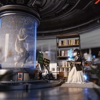 blender角色模型资产ID1827罐中的少女