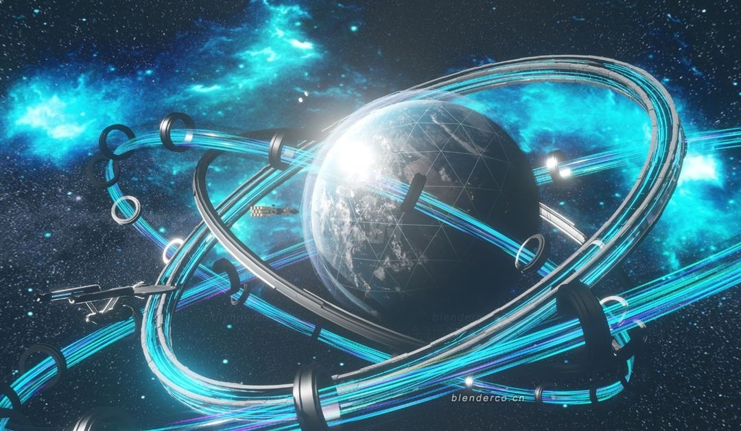 CG场景blender模型资产ID00043科幻场景