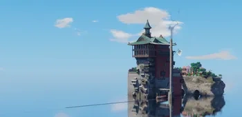 CG场景blender模型资产ID1855油屋全景
