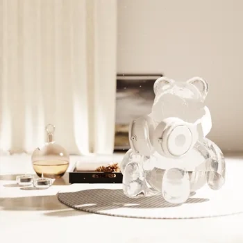 blender电商工程场景ID60465玻璃熊耳机Blender模型资产