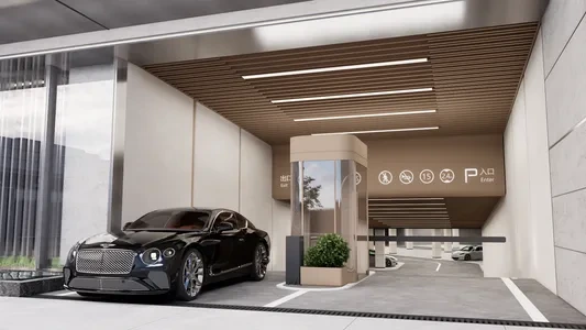 Enscape地下停车场场景SketchUp草图大师模型下载1314