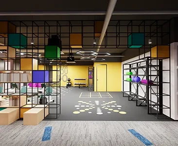 Enscape健身房场景SketchUp草图大师模型下载1742