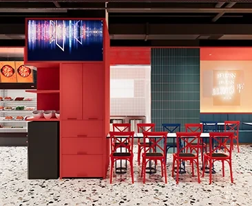 Enscape餐饮店场景SketchUp草图大师模型下载1743