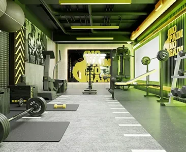 Enscape健身房场景SketchUp草图大师模型下载1746