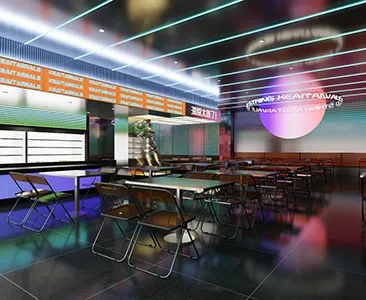 Enscape音乐餐厅酒吧场景SketchUp草图大师模型下载1749