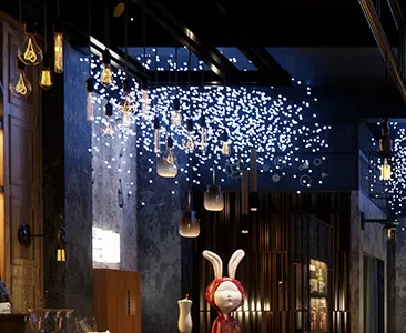 Enscape音乐餐厅酒吧场景SketchUp草图大师模型下载1750