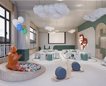 Enscape幼儿园场景SketchUp草图大师模型下载1753