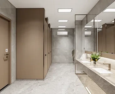 Enscape公共卫生间场景SketchUp草图大师模型下载1763