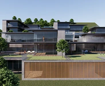 Enscape别墅场景SketchUp草图大师模型下载1765