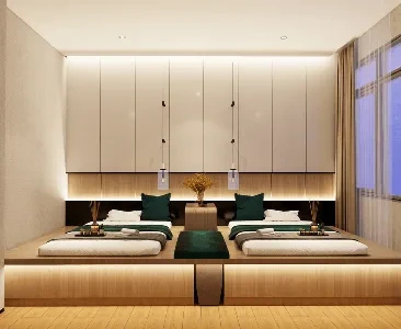 Enscape美容美妆美甲店场景SketchUp草图大师模型下载2271