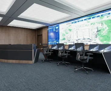 Enscape监控中心场景SketchUp草图大师模型下载2292