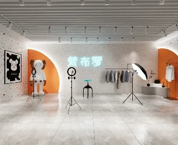 Enscape直播间场景SketchUp草图大师模型下载2294