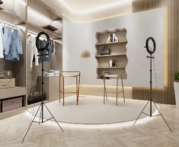 Enscape直播间场景SketchUp草图大师模型下载2298