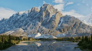 CG场景blender模型资产ID60590雪山湖畔
