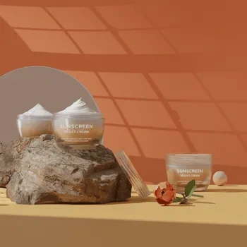 blender电商工程场景ID22288面霜3D模型