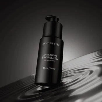 blender电商工程场景ID60500黑色色调化妆品Blender模型资产