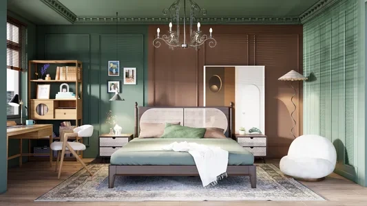 Enscape复古家装场景SketchUp草图大师模型下载1316