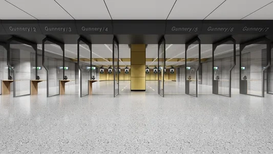 Enscape射击馆场景SketchUp草图大师模型下载1317