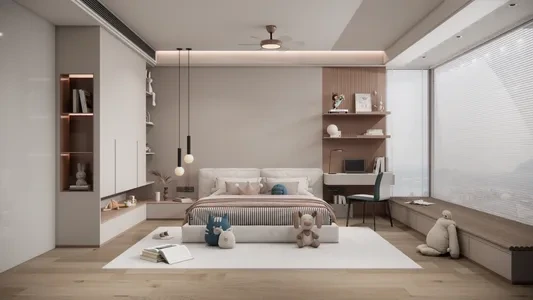 Enscape儿童房场景SketchUp草图大师模型下载1468