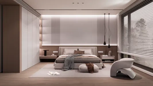 Enscape卧室场景SketchUp草图大师模型下载1475