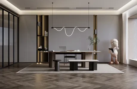 Enscape书房场景SketchUp草图大师模型下载1497