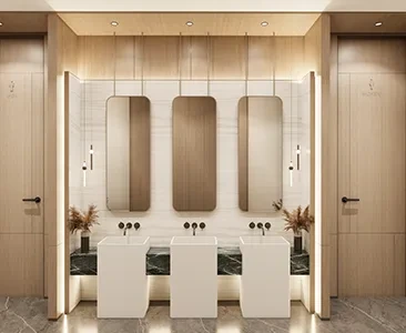 Enscape公共卫生间场景SketchUp草图大师模型下载1776