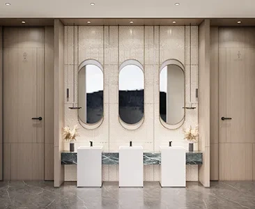 Enscape公共卫生间场景SketchUp草图大师模型下载1778