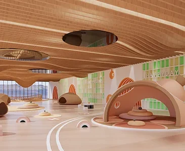 Enscape幼儿园场景SketchUp草图大师模型下载1780