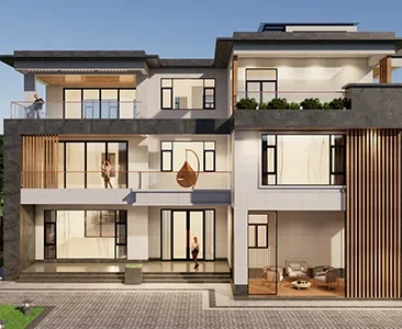 Enscape别墅场景SketchUp草图大师模型下载1786