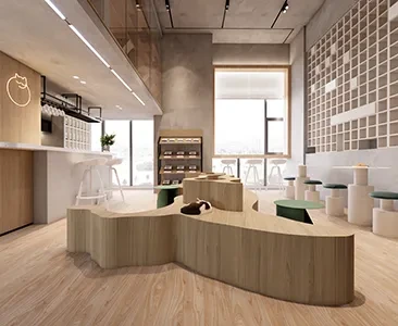 Enscape餐饮店场景SketchUp草图大师模型下载1798