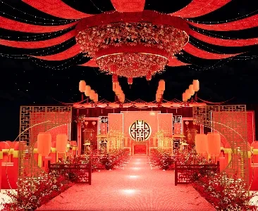 Enscape酒店婚庆宴会厅场景SketchUp草图大师模型下载2299