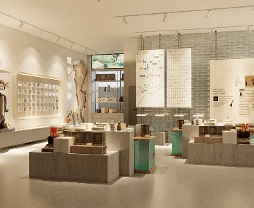 Enscape文创店场景SketchUp草图大师模型下载2300