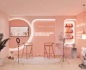 Enscape直播间场景SketchUp草图大师模型下载2302