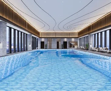 Enscape游泳池场景SketchUp草图大师模型下载2307