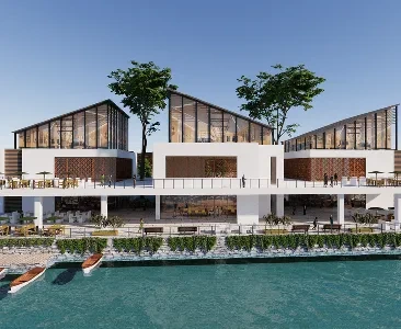 Enscape酒店度假村场景SketchUp草图大师模型下载2308