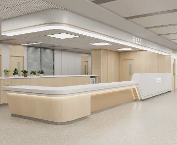 Enscape医院护士站场景SketchUp草图大师模型下载2311