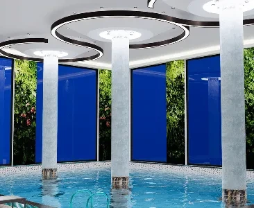 Enscape游泳池场景SketchUp草图大师模型下载2312