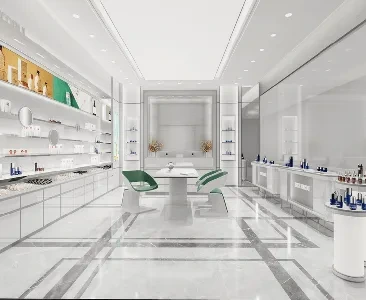 Enscape化妆品店场景SketchUp草图大师模型下载2313