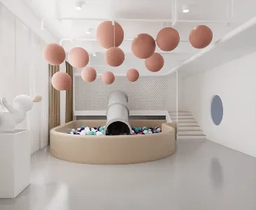 Enscape儿童乐园场景SketchUp草图大师模型下载2323