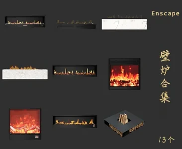 楼梯SU草图大师sketchup模型免费下载T128