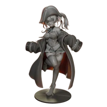 blender卡通女性角色3D模型小女孩ID62244女海盗