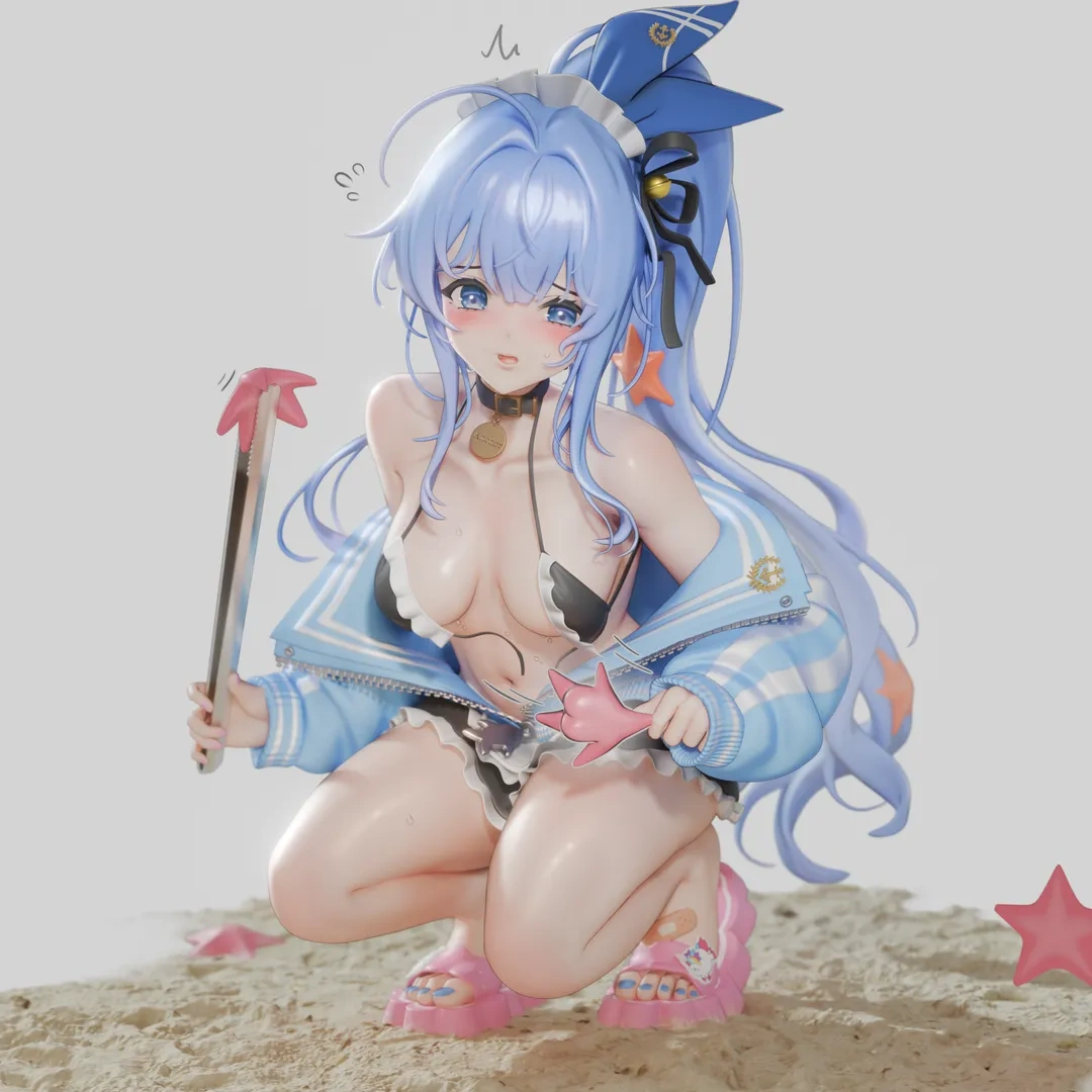 blender卡通女性角色3D模型小女孩ID82685 anchor