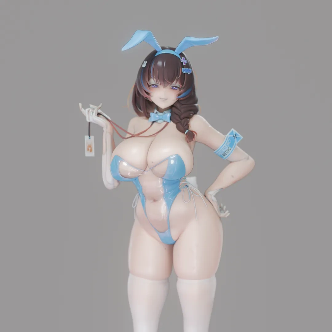 blender卡通女性角色3D模型小女孩ID82688 mary