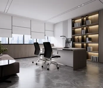 Enscape经理室场景SketchUp草图大师模型下载1500