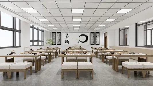 Enscape教室场景SketchUp草图大师模型下载1510