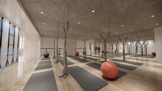 Enscape瑜伽舞蹈教室场景SketchUp草图大师模型下载1511