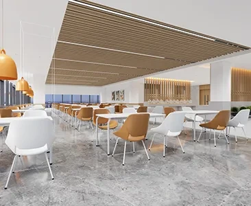 Enscape食堂员工餐厅场景SketchUp草图大师模型下载1813