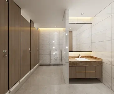 Enscape公共卫生间场景SketchUp草图大师模型下载1814